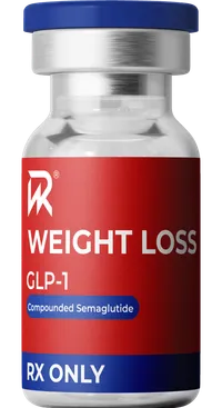 Semaglutide weight loss medication vial